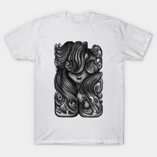 Luscious Locks - Harbour Mist Grey T-Shirt